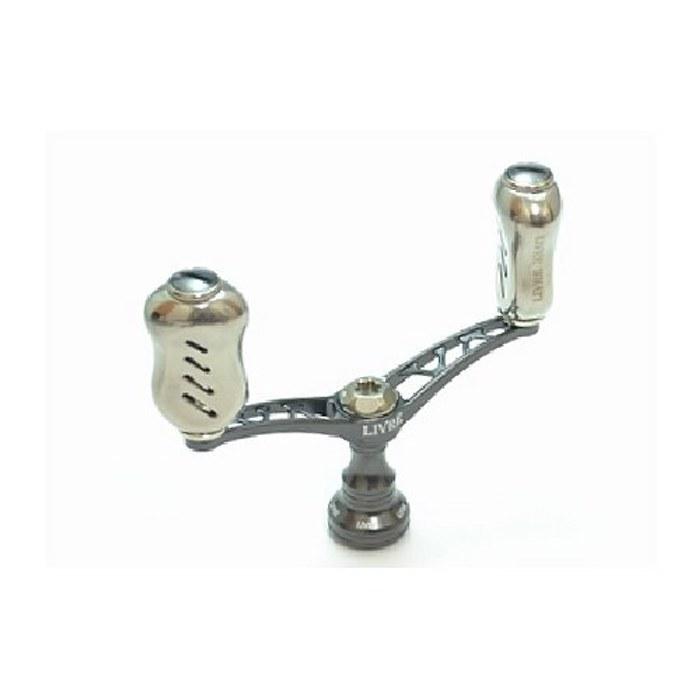 LIVRE Reel Wing80 Fino Knob for Shimano S2 (Gunmetal P + Titanium G)