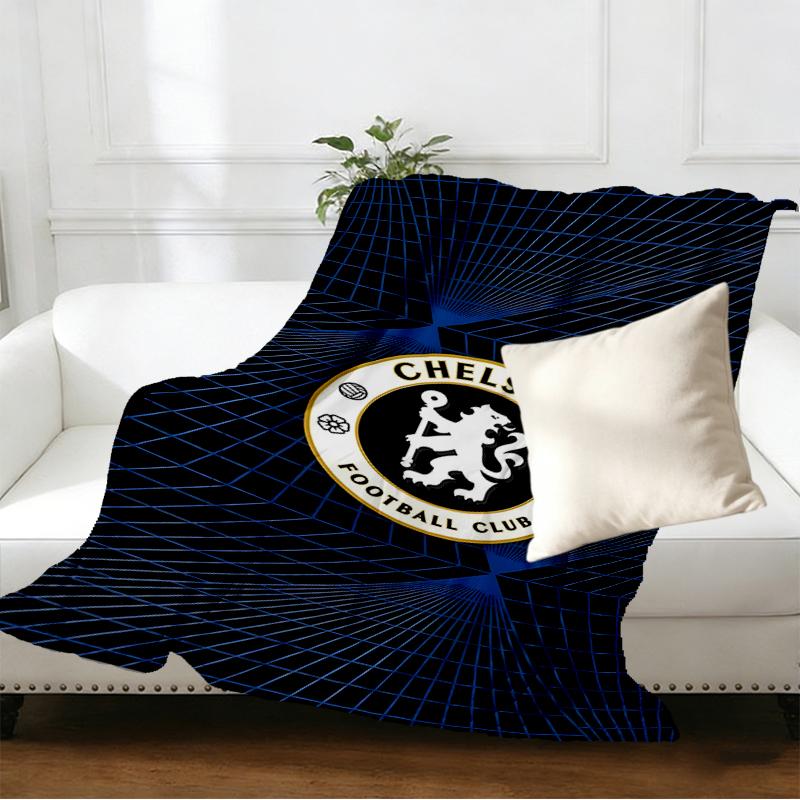 Chelsea F.C Print Blanket - Soft & Comfortable, for Bedroom, Travel, Sofa, Home Decoration - Birthday Christmas Gift for Friend