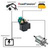 Road Passion Starter Solenoid Relay for Honda VT600C Shadow VLX 583cc 1988-2007 VT600CD Shadow VLX Deluxe 1993-2007/Kawasaki Bayou 220 KLF200