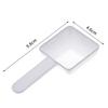 Measuring Spoons 10Pcs 15g Food Grade White PP Plastic Durable Kitchen Tools Ideal Gift for Home Baking Enthusiasts