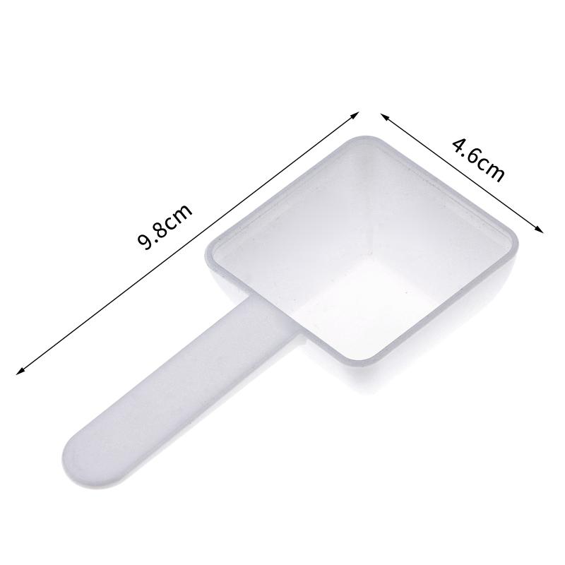 Measuring Spoons 10Pcs 15g Food Grade White PP Plastic Durable Kitchen Tools Ideal Gift for Home Baking Enthusiasts