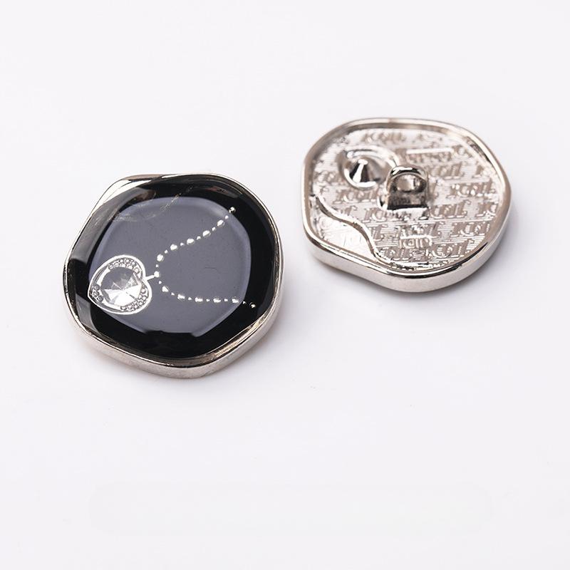 5pcs Creative Necklace Pattern Buttons 18/23mm High Quality Metal Buttons Woman's Clothing Accessories