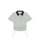 LARTIGENT L17 Collar T-Shirt(Blue)