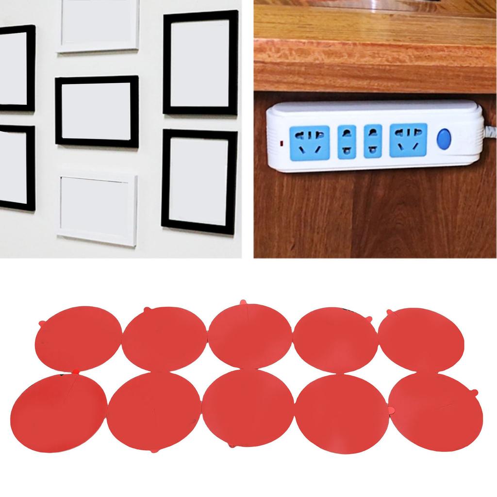 10pcs 2.36in Cam Mount Double Sided Adhesive Pads Board Mounting Disk Round Strong Grip Tape for Board GPS Camera Mounts