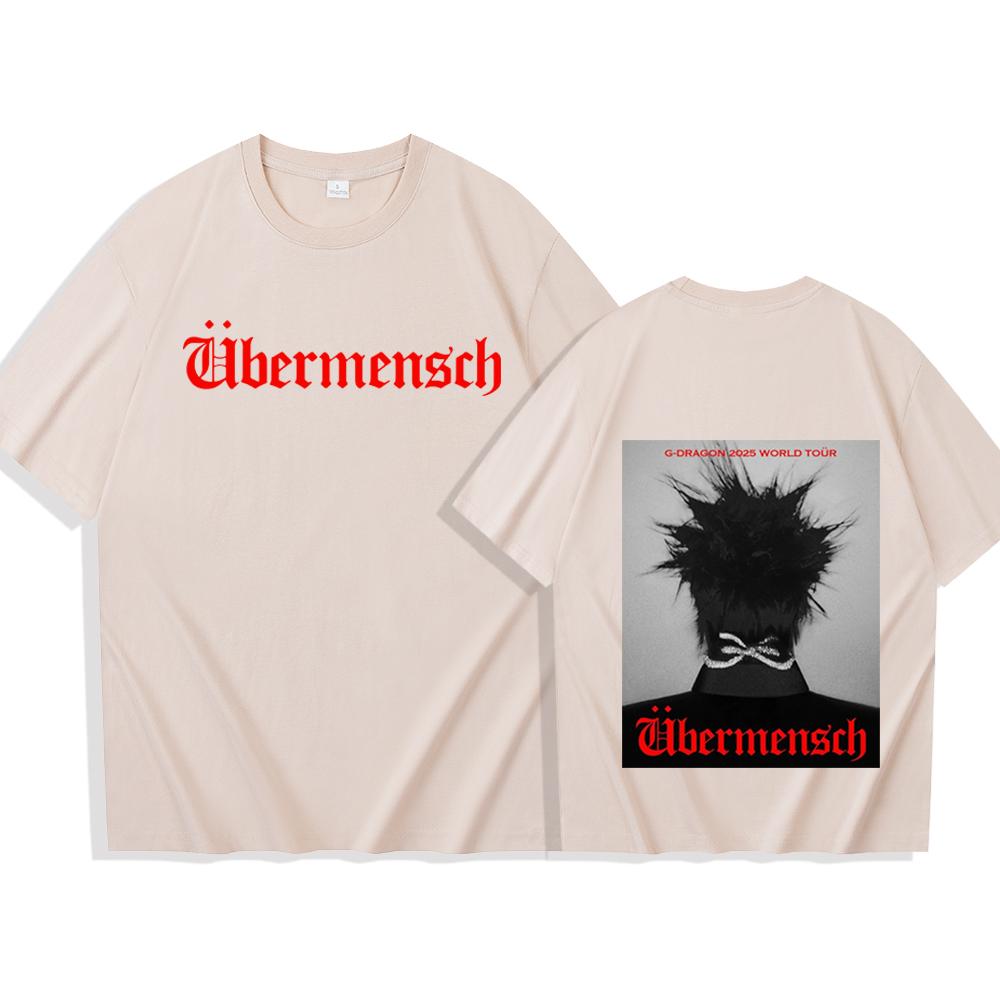 G-Dragon 2025 World Tour T-shirt Man Women Harajuku O-neck Summer Casual Shirt Shirts for Men  Shirts  T Shirts