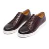 Fashion Men's Classic Derby Casual Shoes Cow Genuine Leather Lace-Up Comfortable Driving Sneakers Flat Original Style for Men