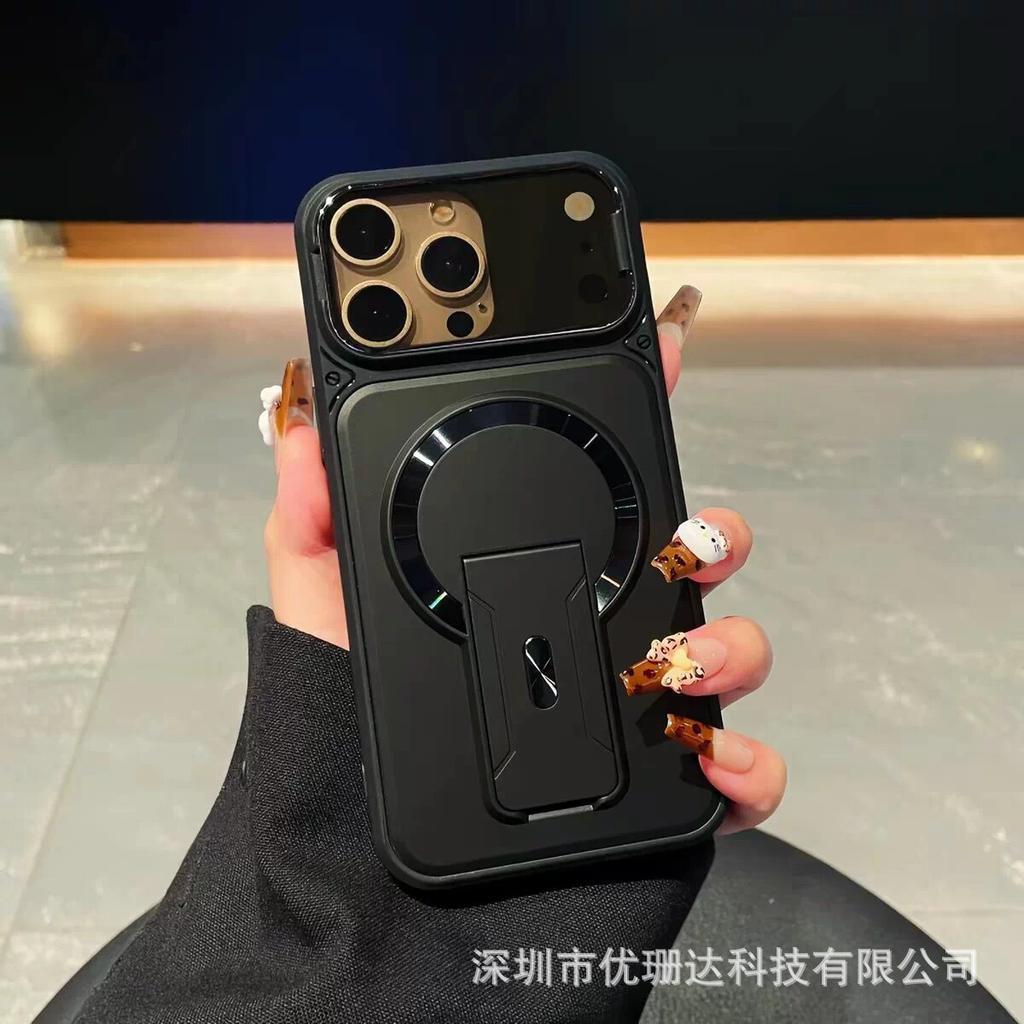 Lens cover invisible bracket for iPhone11promax skin-sensitive magnetic mobile phone case Apple 11 all-inclusive sheath