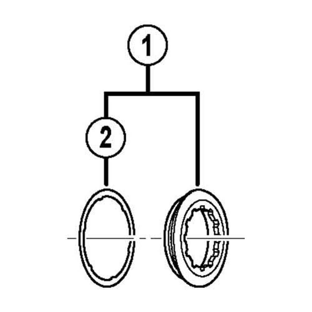 

SHIMANO Repair Parts Lock Ring Spacer Y1YC98010 & CS-9000