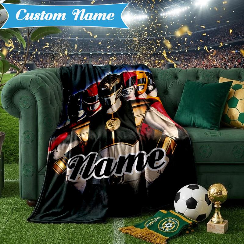 Custom Name Rangers Legacy Blanket Lightweight Ideal Bedding Blanket Perfect for Travel, Camping, Living Rooms, Sofas, Christmas Gift