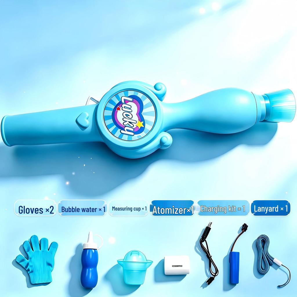 Popular Kid's 32-Hole Electric Bubble Gun - Automatic Handheld Toy for Bubbles