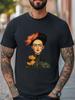 Frida Kahlo Portret artystki Koszulka unisex dla kobiet i mężczyzn Modna koszulka Casualowa koszulka Koszulka unisex