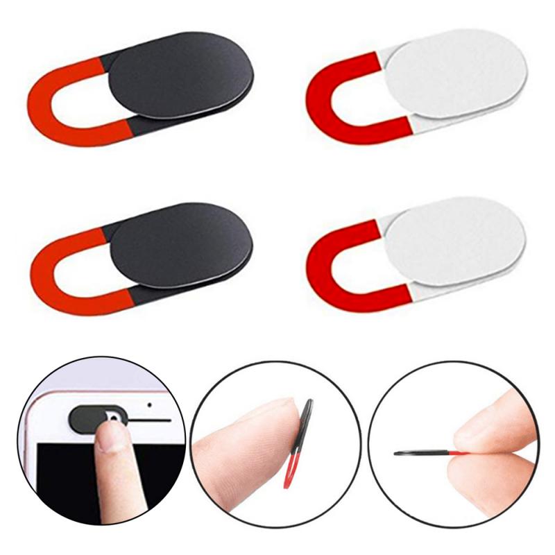 FONKEN Webcam Cover Laptops Camera Shutter Privacy Protective Cover Anti-Peeping For IPad Mobile Phone Tablet Computer Lens Sticker