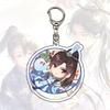 6cm Cute Anime Scum Villain Self Saving System Acrylic Keychain Shen Qingqiu Luo Binghe Cosplay Bag Pendant Decoration Toys Gitf