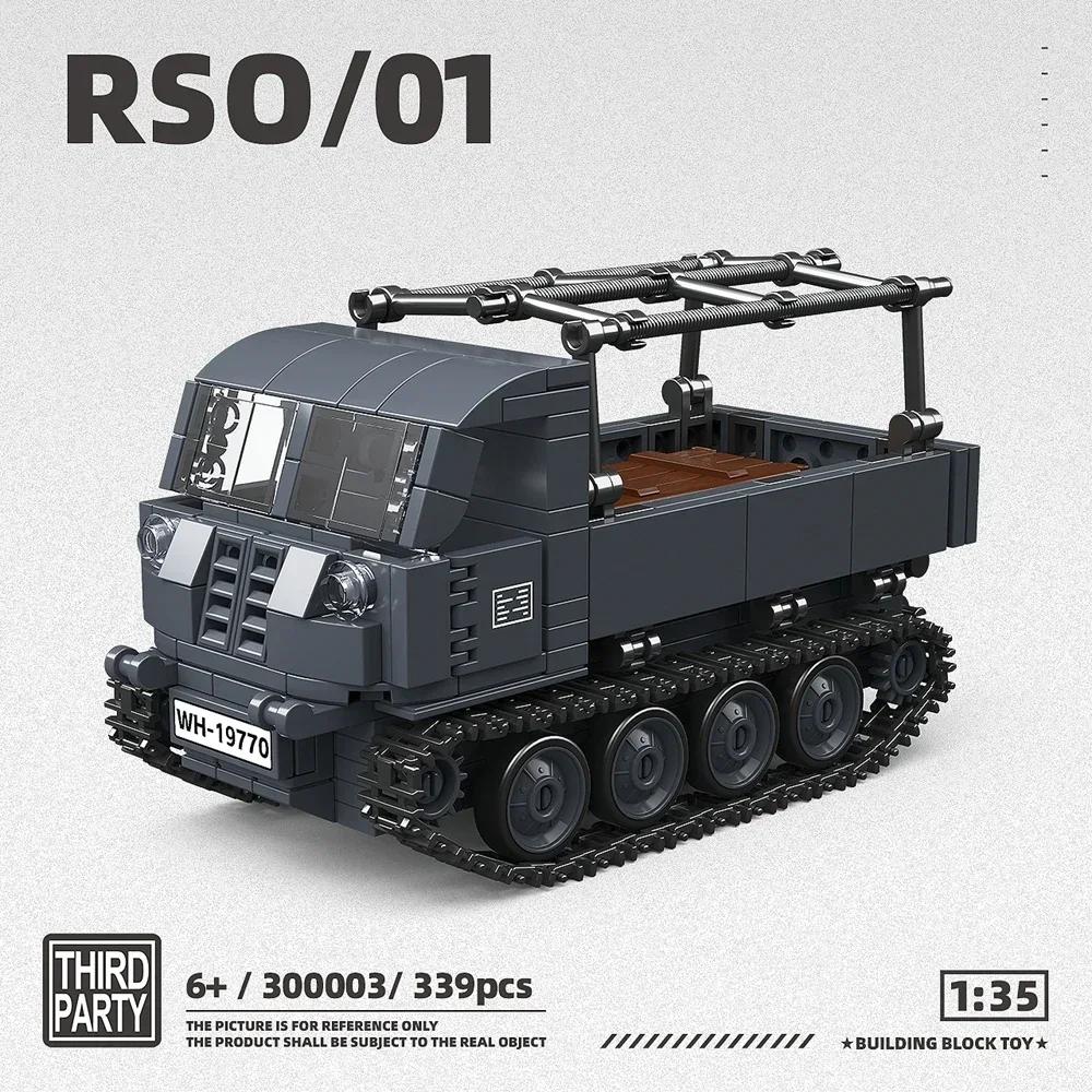 BOFORS 40MM L/60MORRIS CDSW 6X4 Ww2 Military Tank Building Blocks Bricks Collection Model Educational Toys for Christmas Gifts