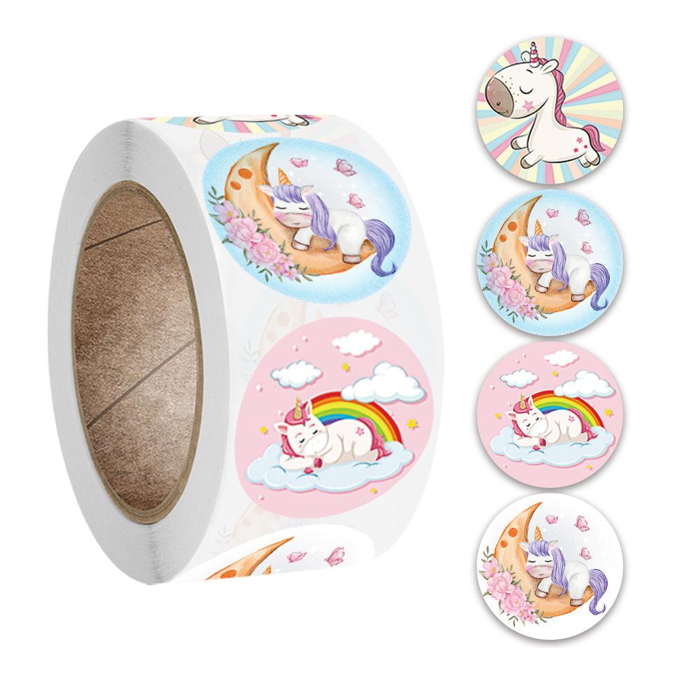 500pcs Cute Cartoon Unicorn Stickers for Kids Reward