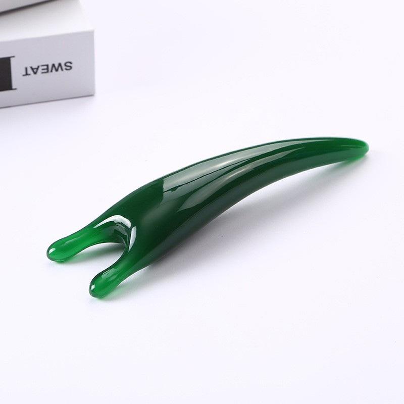 Wielofunkcyjny Masaż Skrobanie Lifting Twarzy z Żywicy Masaż Liftingujący Nos Masaż Guasha w Kształcie Y Redukcja Opuchlizny Narzędzie do Meridianów