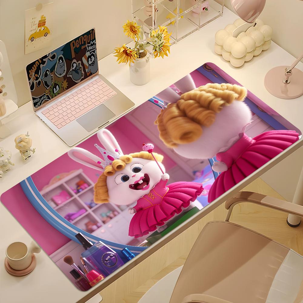 Cartoon TThe Secret Life Of Pets Mouse Pad Large NonSlip Lockedge Desktop Computer Desk Mat Keyboard Office Gamer Student