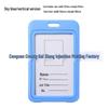 Double-Sided Transparent Colored ID Badge Holder Sleeve