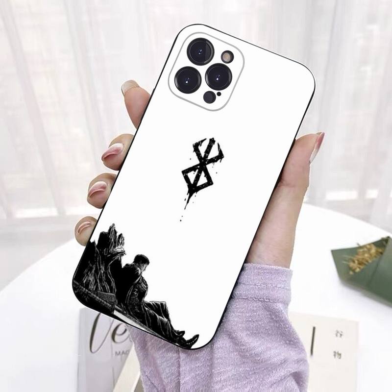 Berserk Guts Telefon Fall Für iPhone 8 7 6 6S Plus X SE 2020 XR XS 14 11 12 13 Mini Pro Max Mobile Fall