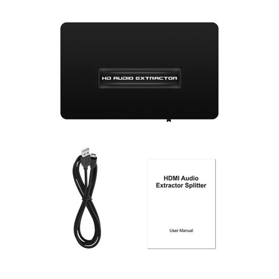 Audio Converter High Audio Modes Switching Resolution Three Plug Play HDMI-compatible 1080P 4K