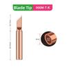 5 Pieces Set Soldering Irons Pure Copper Electric Tip Electric Soldering Iron Inside Hot Soldering Iron Head Set DIY Soldering