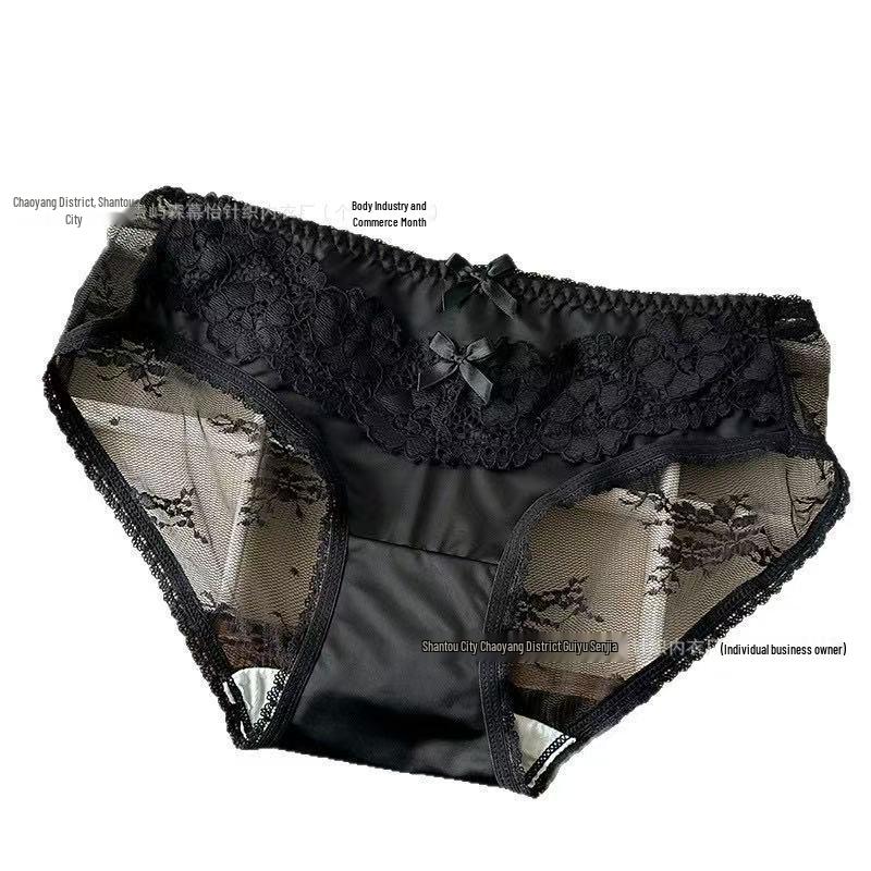 

Женские сексуальные кружевные трусики Cold Emotion в японском стиле - Антибактериальные, Удобные, из Чистого Хлопка, Нежные к коже, Дышащие брифы. M белый