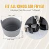 4 Pieces Air Fryer Silicone Cups, Egg Cooking Cups Silicone Egg Cooker, Food Grade Mold Silicone, Baking Silicone Mold Reusable