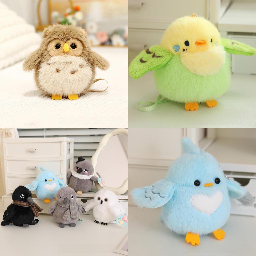 Bird Plush Toy With Magnetic Suckers For Shoulder Decoration And Gifts