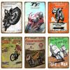 Dirt Bike Metal Poster Retro Motorcycle Races Plaque Wall Art Painting Plate Pub Bar Garage Home Decor Isle Of Man Signs YI-179