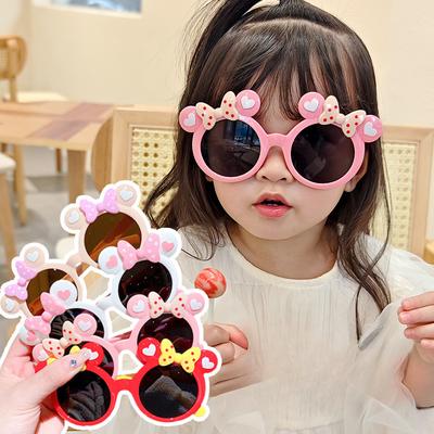 1PC Little Girl Fashion Minnie Sunshade Glasses Sunglasses Girls UV Protection Sunglasses