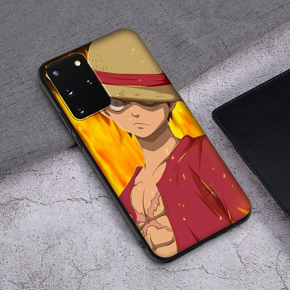 Anime One Piece Soft Case for Samsung Galaxy Note 20 Ultra A01 EU A11 A21 A21S A41 M11 M30S M21 M31 M31S Cover