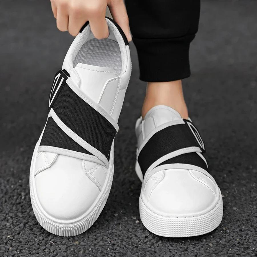 2025 Nieuwe Heren Business Casual Schoenen Mode Antislip Outdoor Sneakers Comfortabele Slijtvaste Wandelschoenen Leren Schoenen