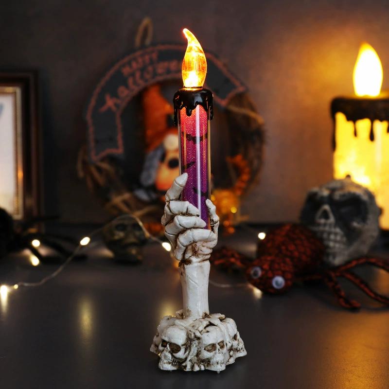 Halloween Decoration Verlichting Skull Spoken Party Kaars Led Pompoen Party Happy Halloween Party Decoration