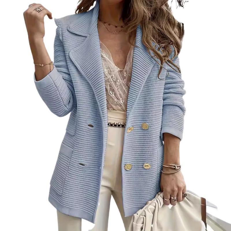 İşe Gidiş İçin Kadın Uzun Kollu Günlük Blazer Ceket