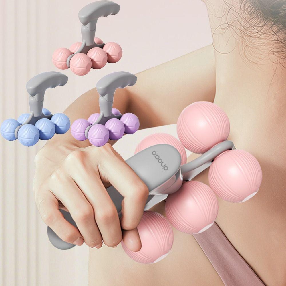 Spine Relaxation Neck Massager Roller Portable Cervical Spine Massager Handheld Massager  Shoulder
