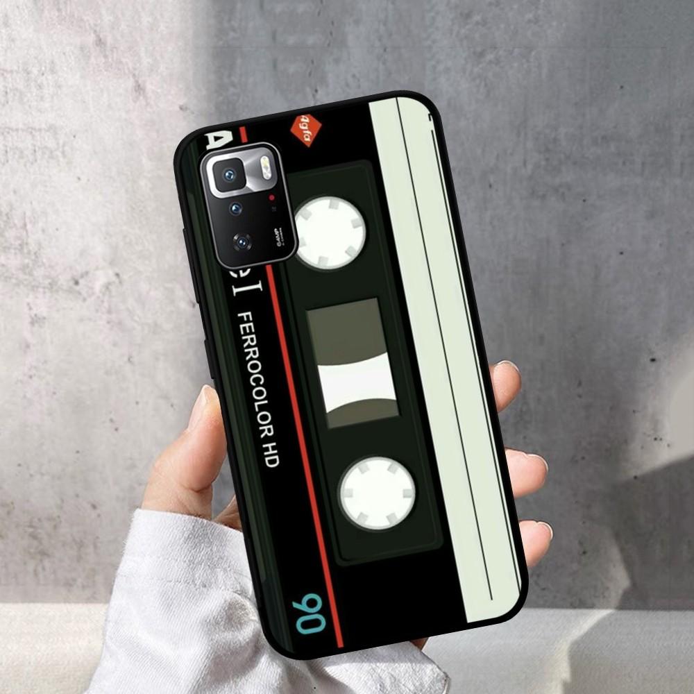 Винтажный чехол-телефон в виде кассеты для Redmi Note 4 X 5 A 6 7 8 T 9 9S 10 11 11S 11Epro Poco M3 Pro Redmi Note 9pro 4G