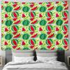 Watermelon Tapestry Wall Hanging Summer Vibes Decor Aesthetic Room Decor Tropical Wall Art Fruit Pattern Backdrop Home Decor Dor