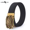 Men's Belt Toothless Alloy Automatic Buckle Men's Belt Imitation Nylon Canvas Youth Versatile Casual Belt