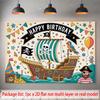 Party Backdrop Pirate Flat Ship Events Wedding Coming Ceremony Four Seasons Photo Background Decor Front Door Decor