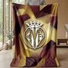 Villarreal FC Soft Flannel Fleece Blanket Lightweight Cozy Warm Throw Blanket For Sofa Bed Home Decor