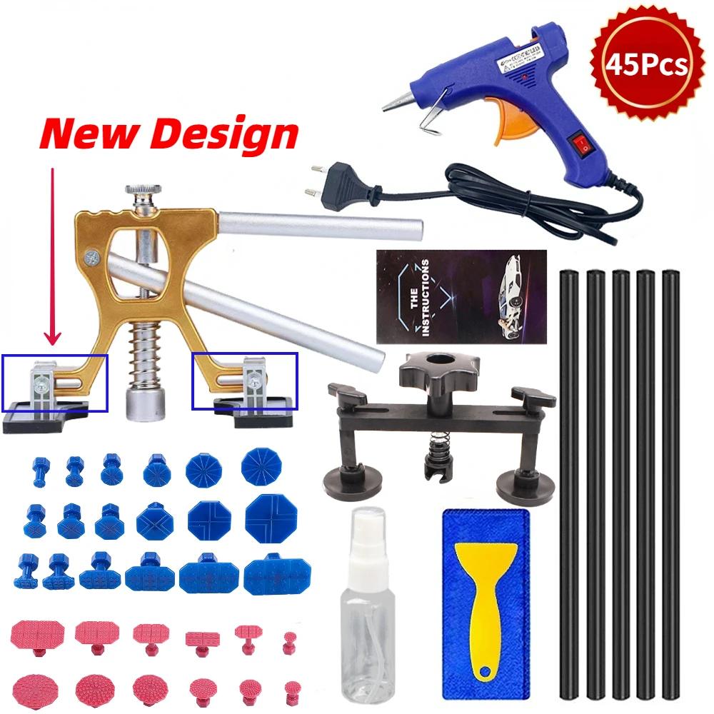 PWS Neues verstellbares Auto-Dellenreparaturwerkzeug Klebepistole Auto-Dellenentfernungs-Kit Lackfreie Dellenreparatur-Kit für Fahrzeuge