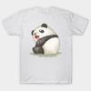 Asiatische Größe Baumwolle Unisex T-Shirt Druck T-Shirt Panda T-Shirt No-Cut Print Reguläre Passform