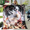 Famous Film Role Nezha Printed Soft Blanket  Living Room Bedroom Sofa Bed Blanket  Gift Portable Picnic Blanket Luxury Gift