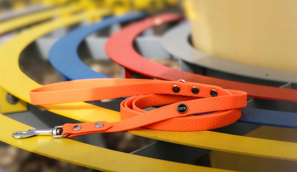 Hexa City Dog Leash, Wide, S, /Neon