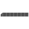 VidaXL Fence Panel Set Garden Barrier Fence Wall Balcony Edging Patio Terrace Outdoor WPC 3070443