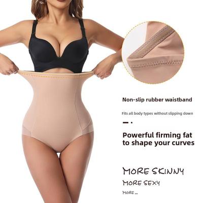 Corsetto a Rete da Donna per Primavera e Autunno Modellante Fianchi Vita Alta Addominale Seta di Ghiaccio Senza Cuciture Bordo Non Arrotolabile Biancheria Intima
