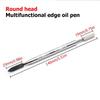 25mm DIY Piele Cap Dublu Dublu Margine Ulei Lipire Vopsea Aplicator Stick Instrument Rola Vopsea Rapidă Instrumente Piele