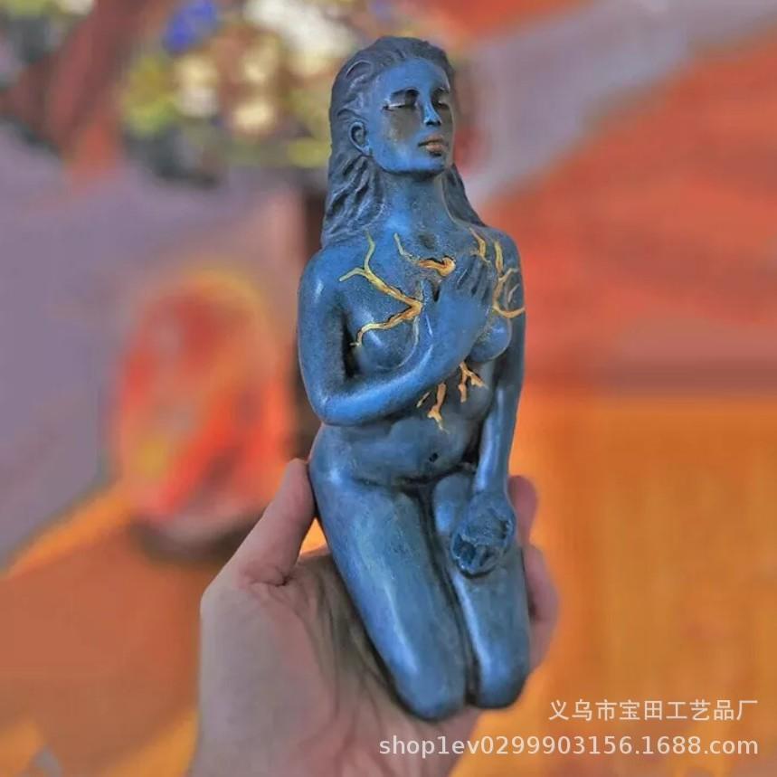 New Self-Healing Series Muse Sculpture Resin Crafts Home Decorations Muse Sculpture
