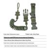 Outdoor Anti-Lost Tactical Spring Lanyard Keychain