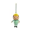 Shinada Construction Worker Plush Toy, 10cm, with Ball Chain, Helmet, Work Clothes, Site, Uncle, Cute, Soothing, Fluffy, Compact Size, Official